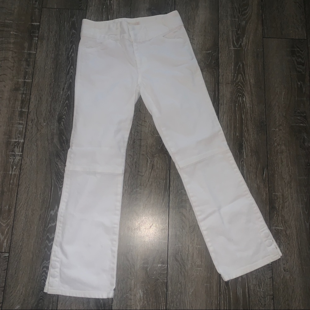 TORY BURCH white bootcut vintage jeans
